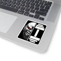 Iron Demon — Split Dumbbell Kiss-Cut Sticker