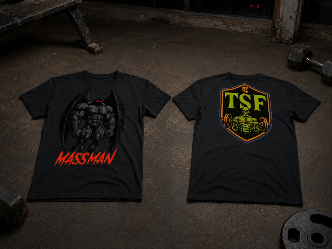 MASSMAN Tee — Mothman Reforged (Halloween Edition)