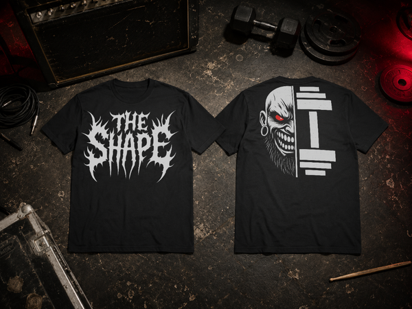 Metal Logo Tee — Iron Demon Back Print | The Shape Fitness