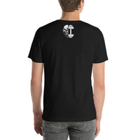 Purple Chrome Logo Tee — Iron Demon Back Print | The Shape Fitness