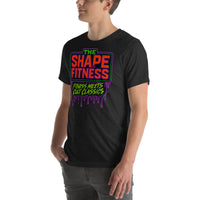 Purple Drip Logo Tee — Iron Demon Back Print | The Shape Fitness