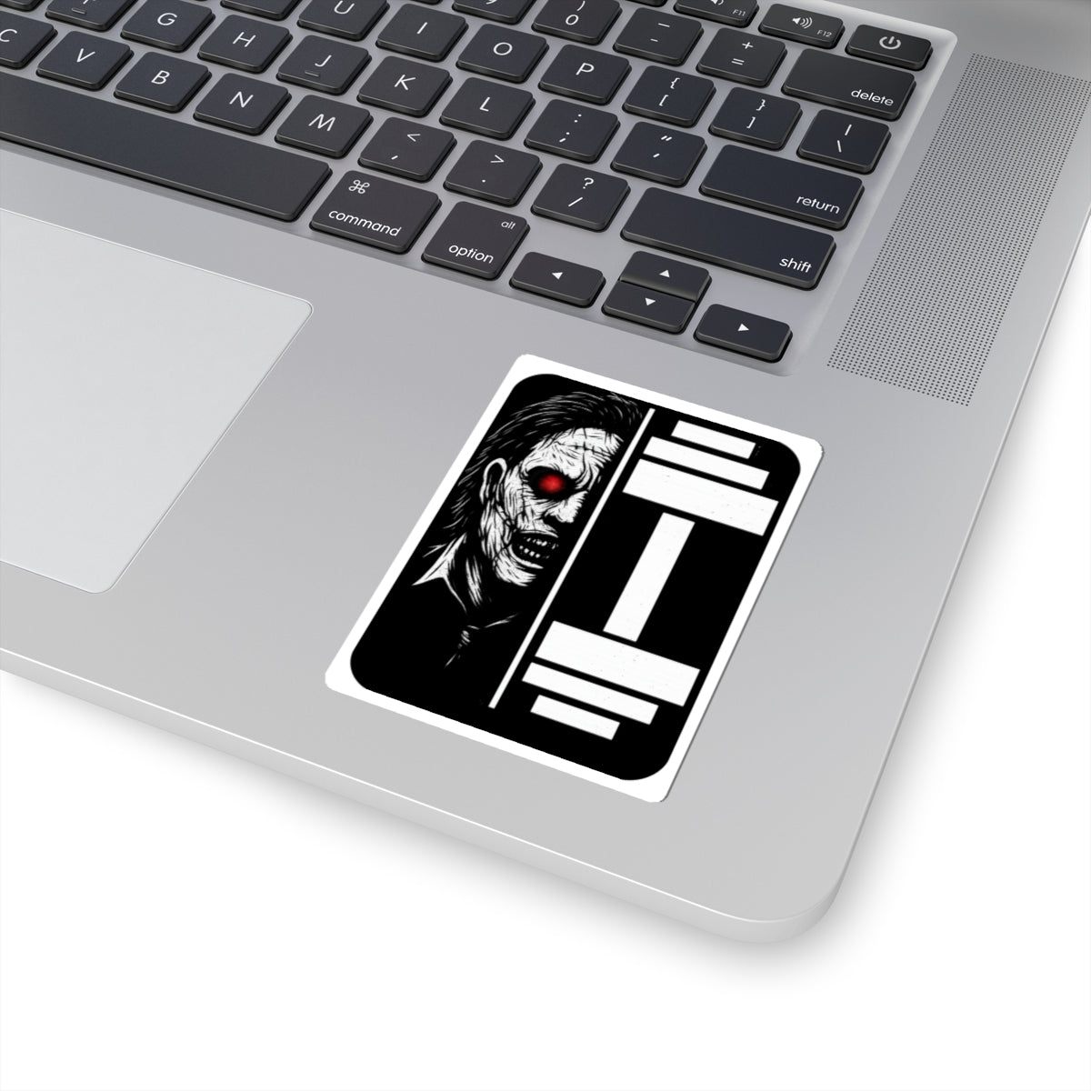 The Butcher Iron Demon — Kiss-Cut Sticker (Halloween Edition)