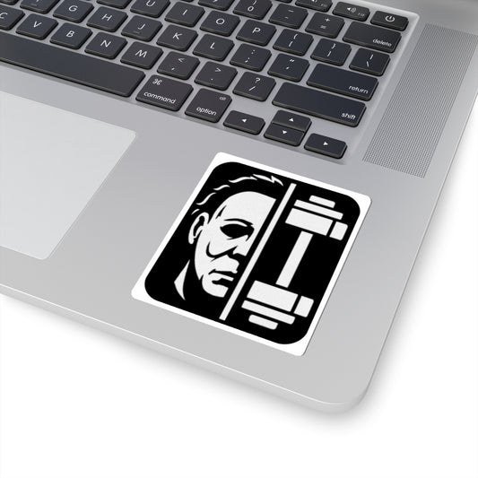 The Shape Iron Demon — Kiss-Cut Sticker (Halloween Edition)