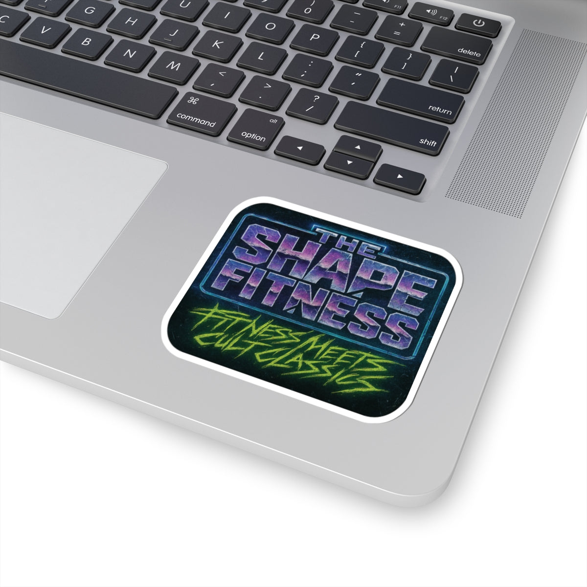 The Shape Fitness — Purple Chrome Kiss-Cut Sticker