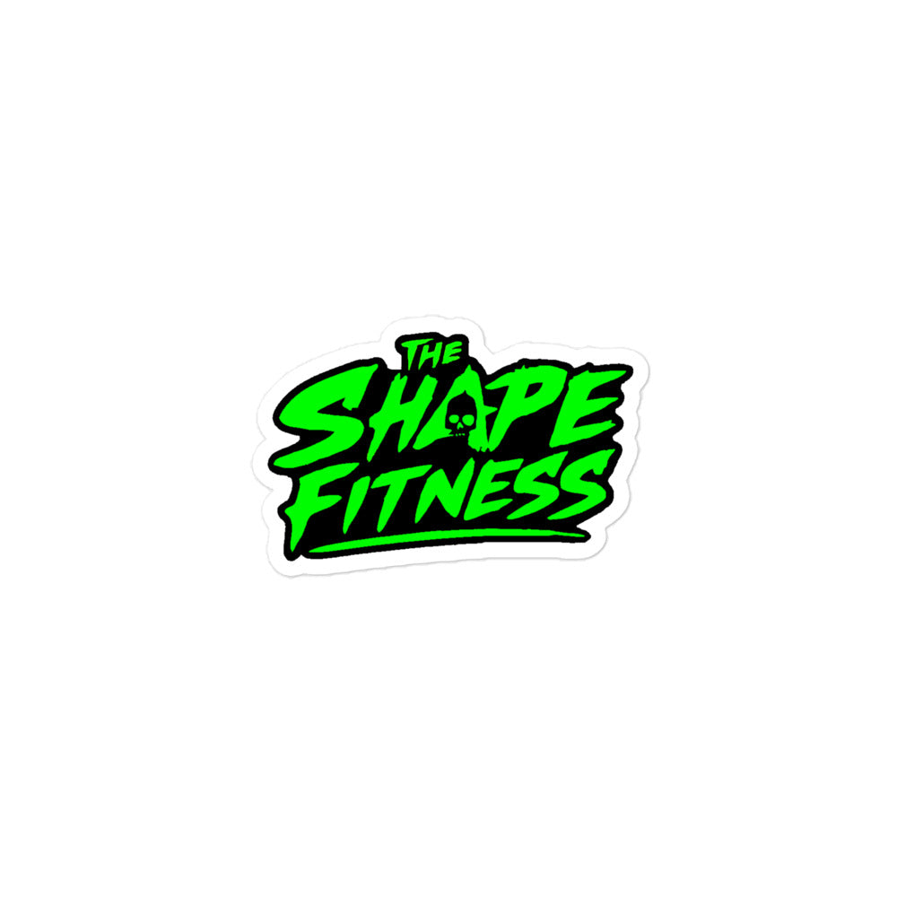 Toxic Ooze Logo — The Shape Fitness Sticker