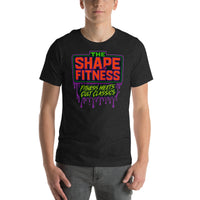Purple Drip Logo Tee — Iron Demon Back Print | The Shape Fitness