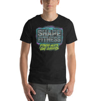 Chrome Logo Tee — Iron Demon Back Print | The Shape Fitness