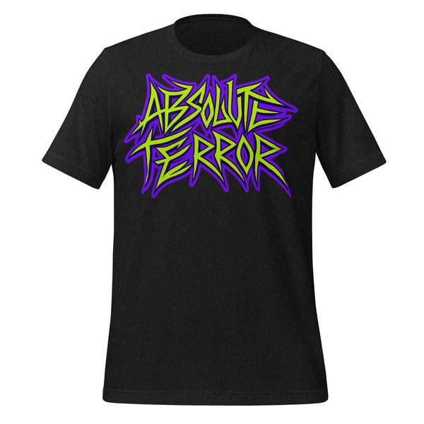 Absolute Terror — Heavy Tee (Graffiti + Halloween Badge)
