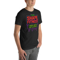 Purple Drip Logo Tee — Iron Demon Back Print | The Shape Fitness